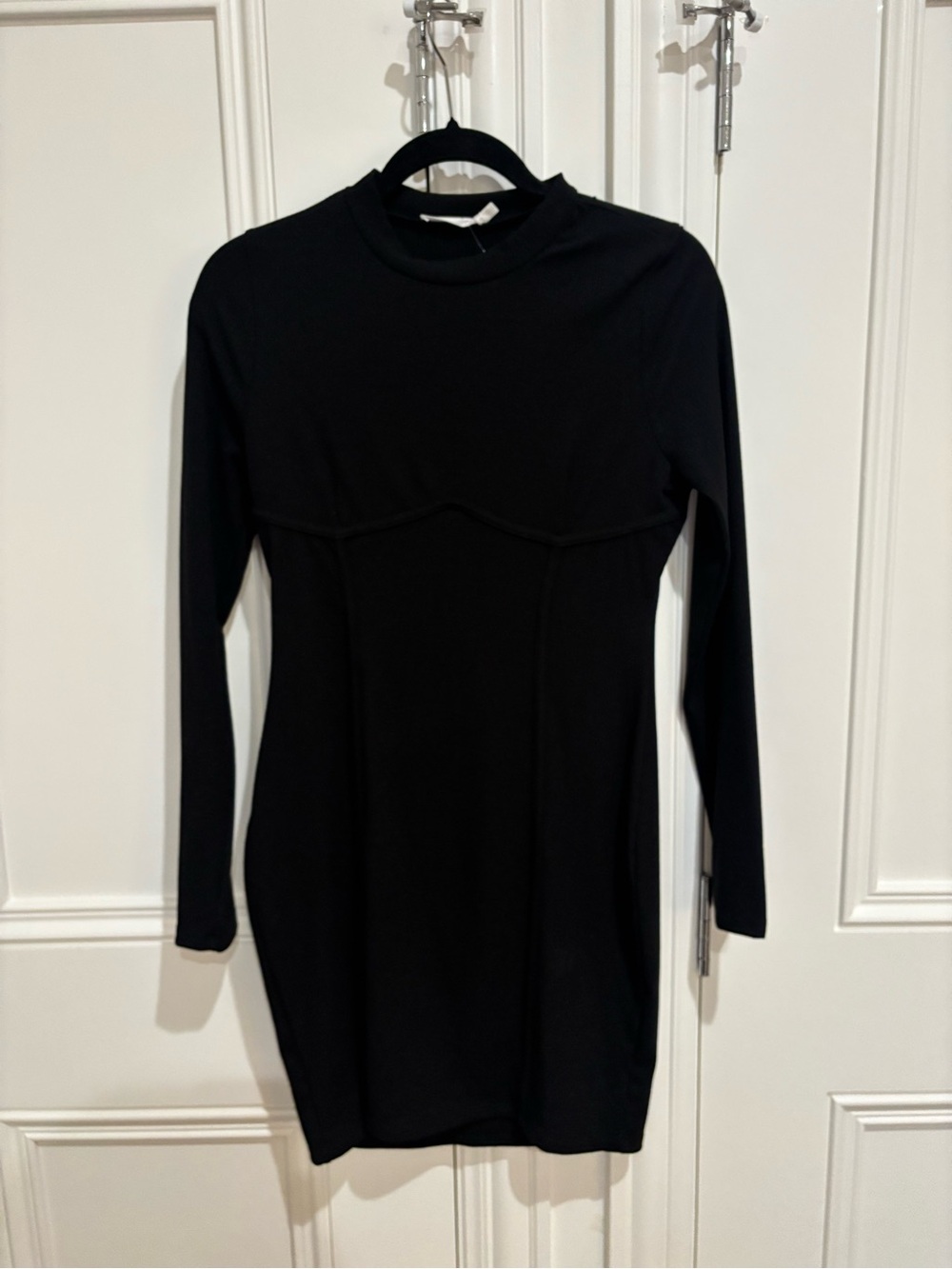 🖤 NWT LUSH Black Ribbed Mini Dress | Elevated Everyday Dress